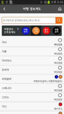 해외안전여행 android App screenshot 4